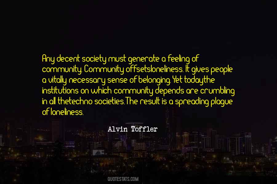 Quotes About Sense Of Belonging #1726167