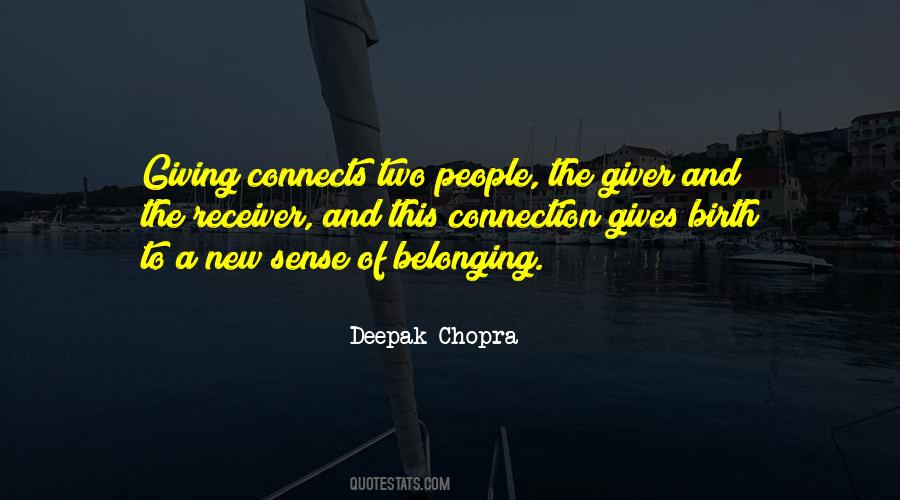 Quotes About Sense Of Belonging #1789317