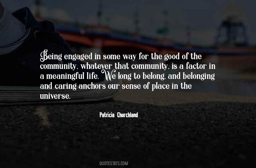 Quotes About Sense Of Belonging #466618