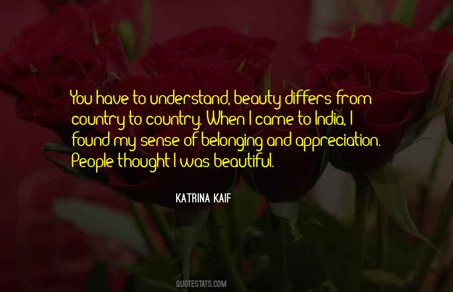 Quotes About Sense Of Belonging #543363