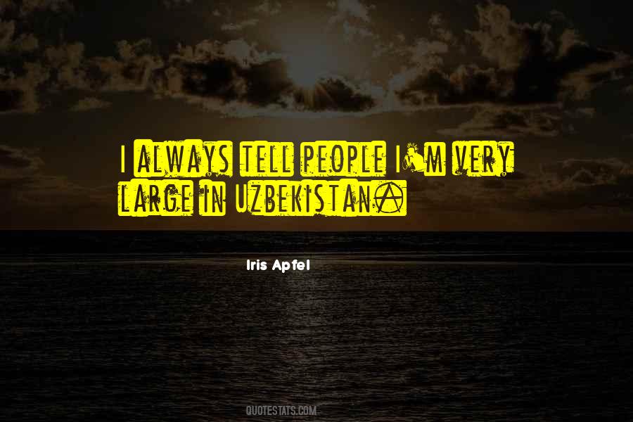 Uzbekistan People Quotes #879080