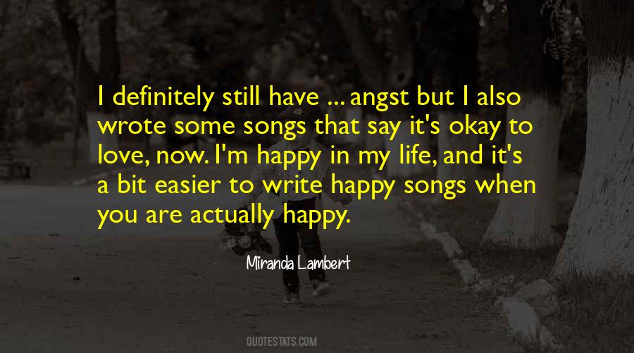 Quotes About Happy Songs #567031