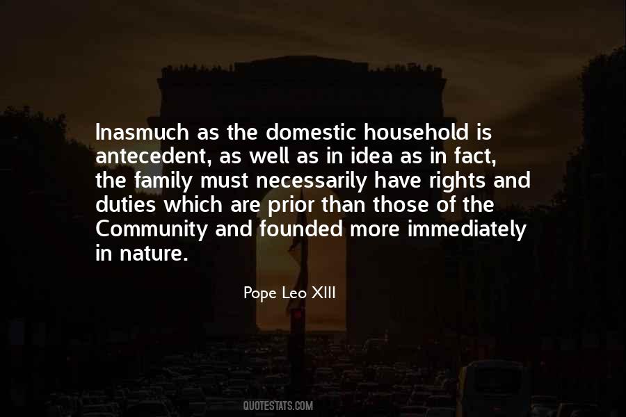 Quotes About Household #1341128