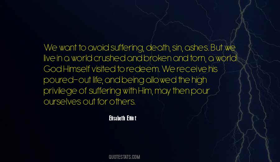 Quotes About Suffering And Death #88176