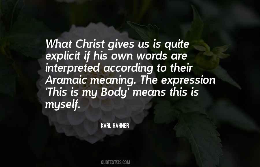 Rahner Karl Quotes #1333403