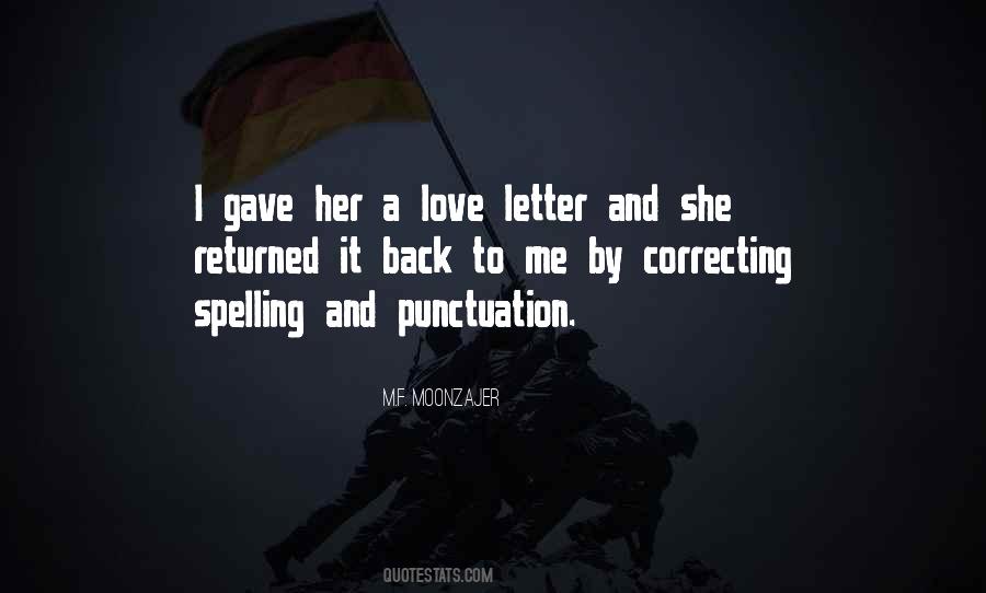 Quotes About Letter M #1388115