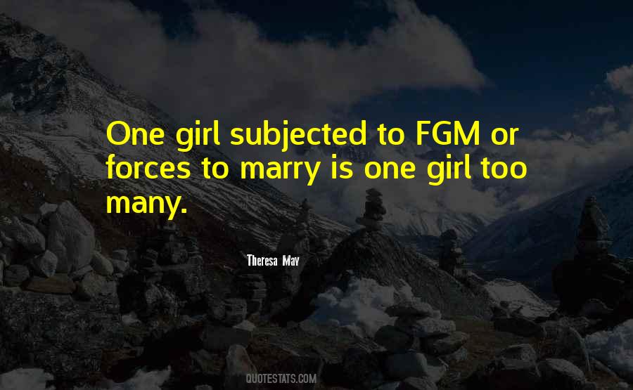 Quotes About Fgm #331086