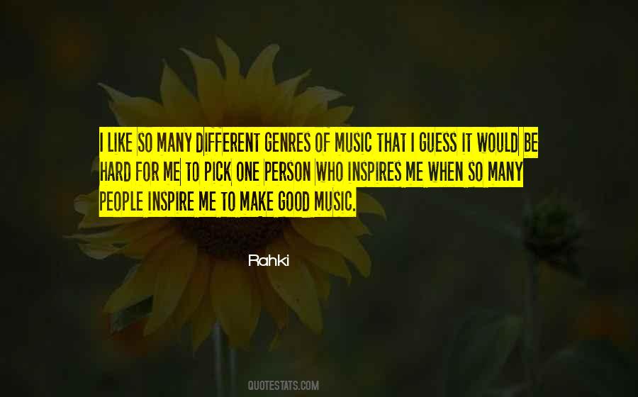 Quotes About Different Genres Of Music #1713500