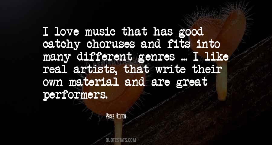 Quotes About Different Genres Of Music #259547
