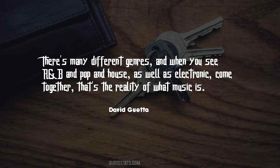 Quotes About Different Genres Of Music #912715
