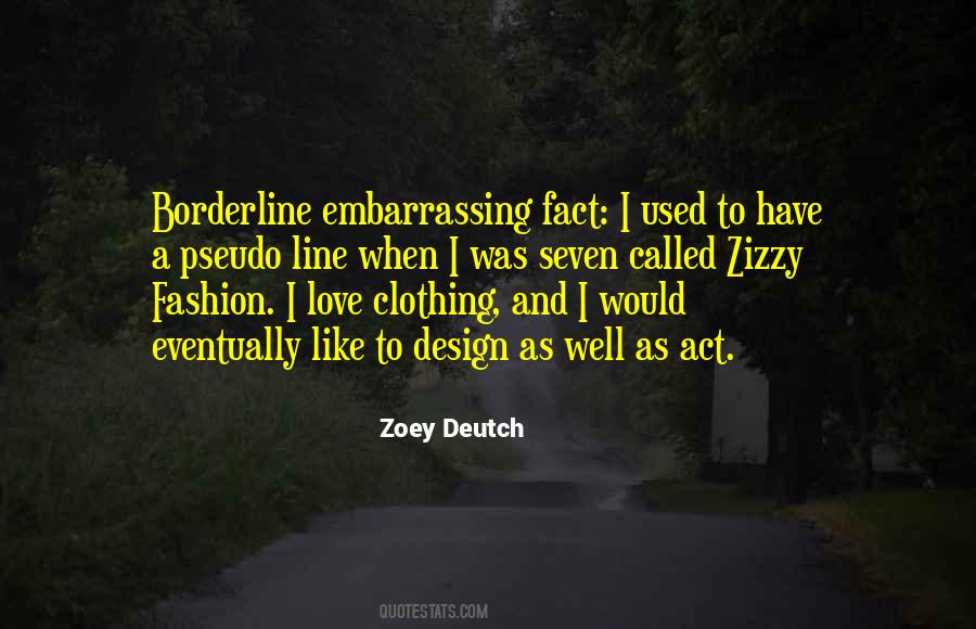 Quotes About Clothing Line #1564256