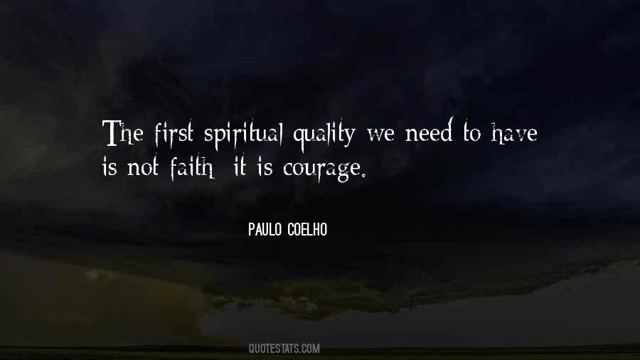 Spiritual Courage Quotes #1644085