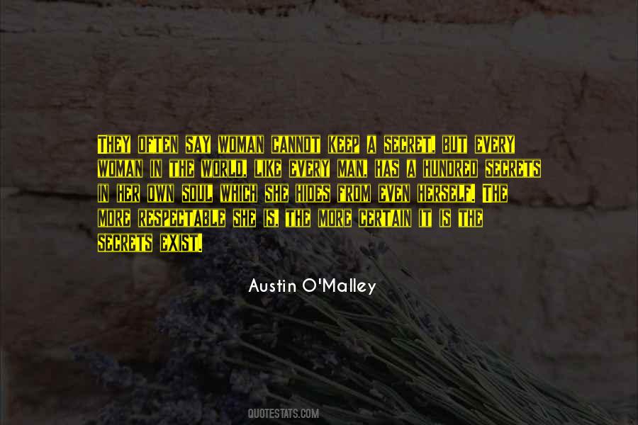 Woman With A Secret Quotes #954364