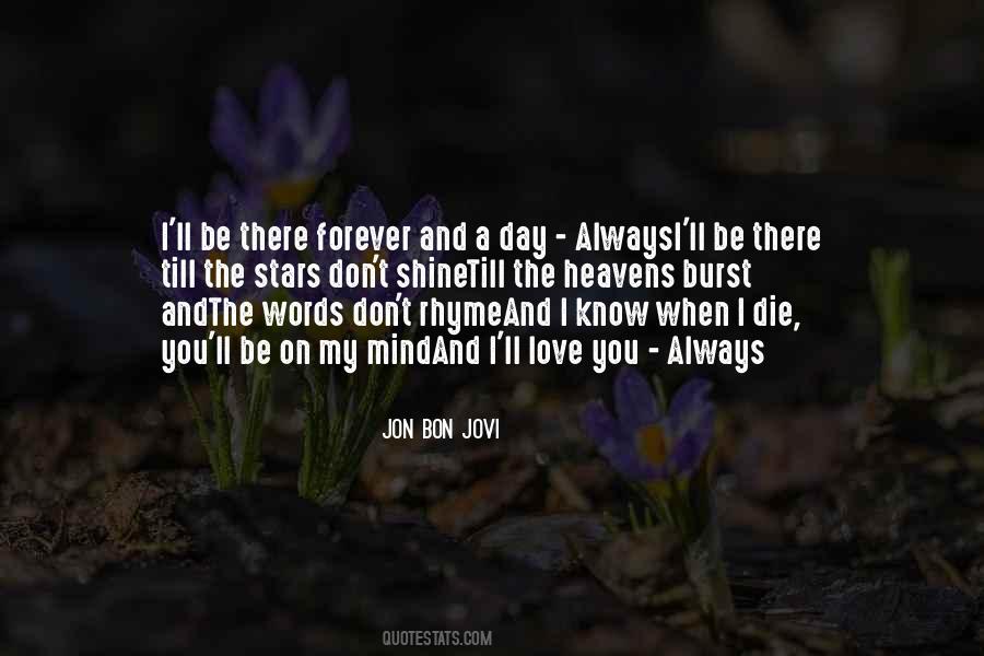 Quotes About Forever And A Day #1741096
