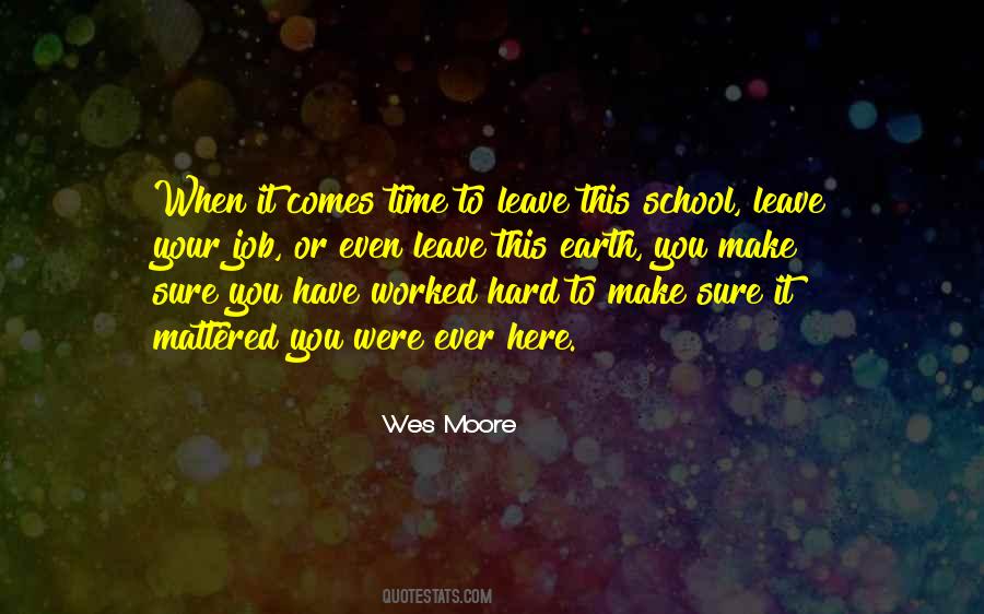 Quotes About The Other Wes Moore #1073341