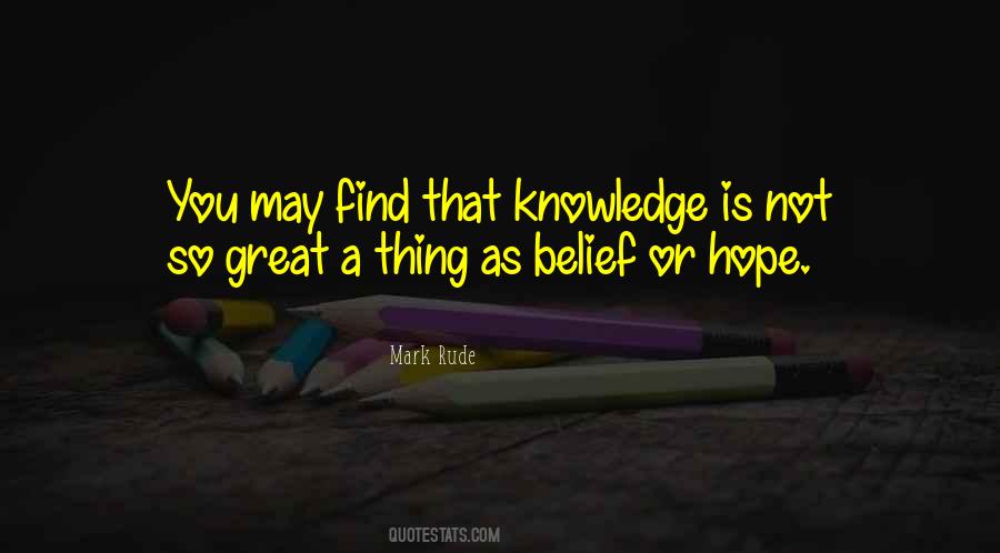 Quotes About Knowledge #1862084