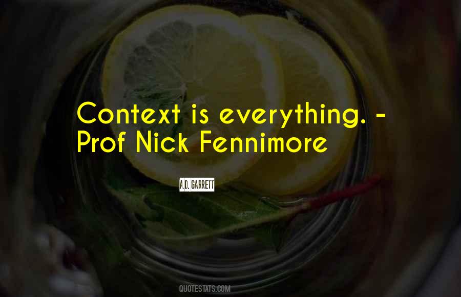 Prof Fennimore Quotes #1389775