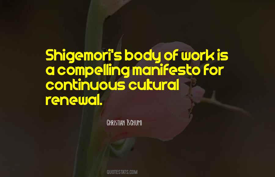 Cultural Renewal Quotes #686830