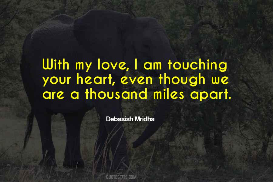 Quotes About Touching Love #1241180