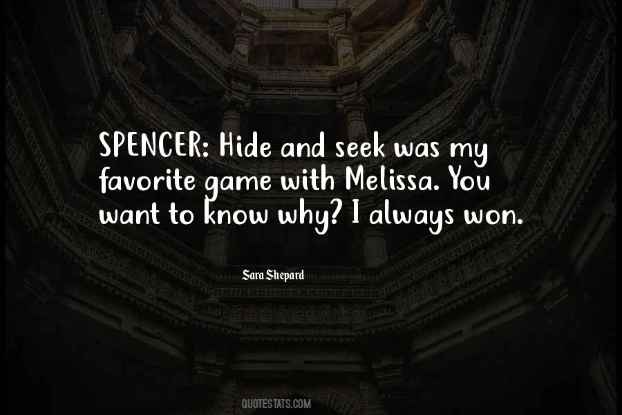 Quotes About Hide N Seek #229448