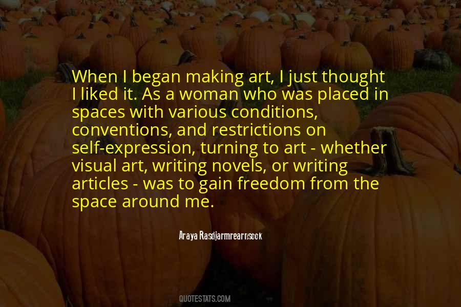 Quotes About Art Space #1290114