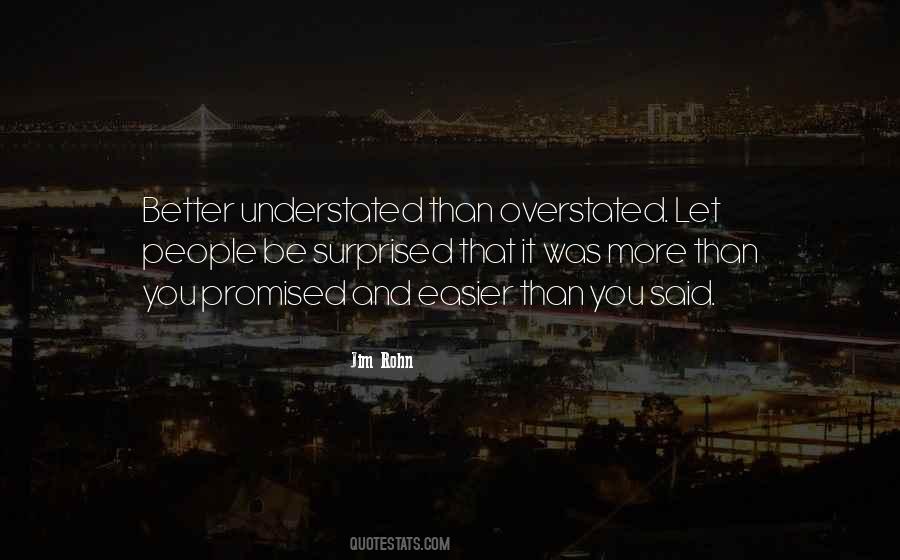 Quotes About Understated #1523779
