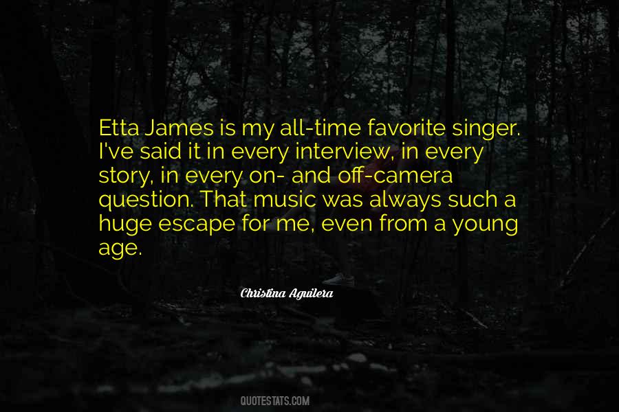Quotes About Young Singers #361509