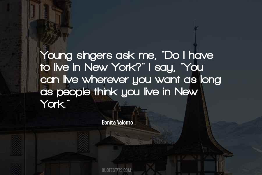 Quotes About Young Singers #847190