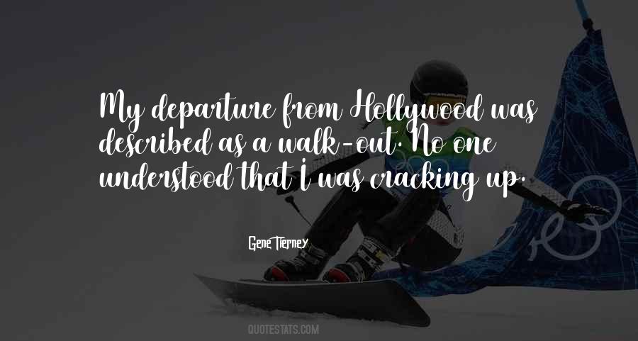 My Departure Quotes #1385996