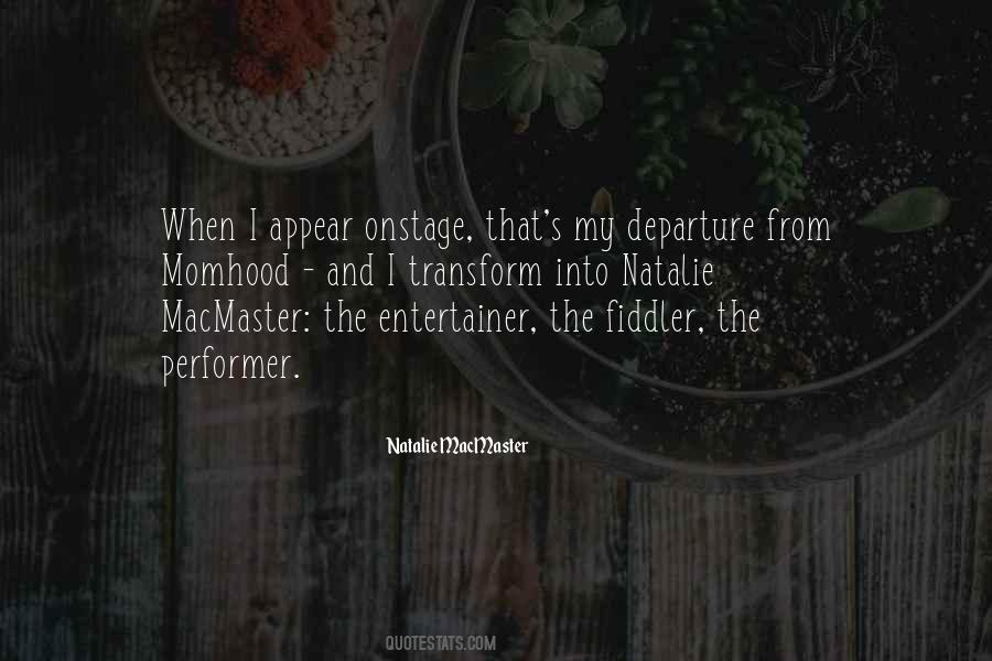 My Departure Quotes #1852572