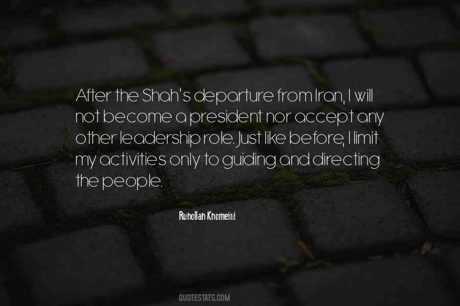 My Departure Quotes #336962