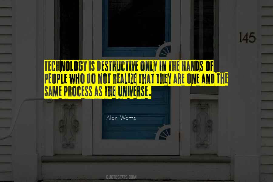 Quotes About Destructive Technology #853803