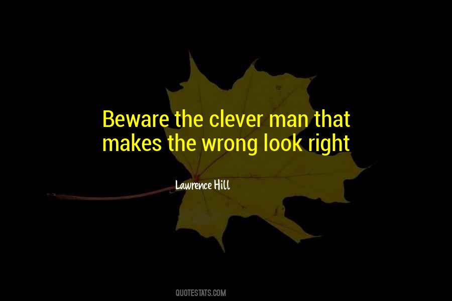 Quotes About Clever Man #1426767