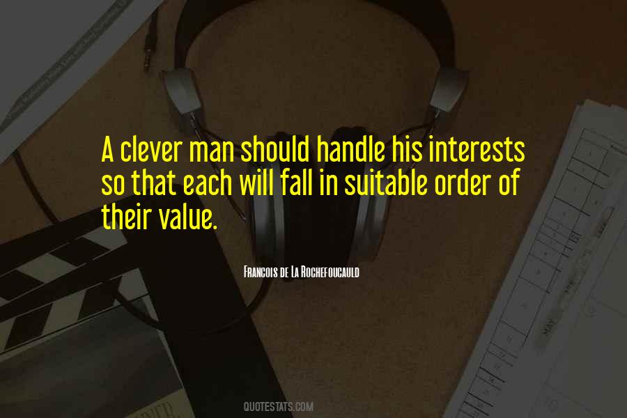 Quotes About Clever Man #1638629