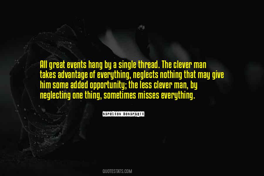 Quotes About Clever Man #1808623