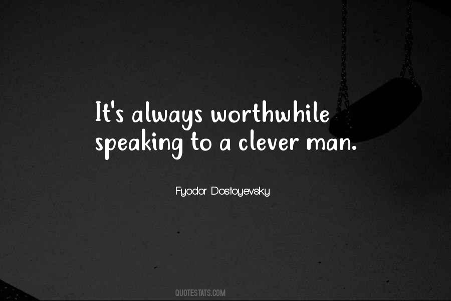 Quotes About Clever Man #61782