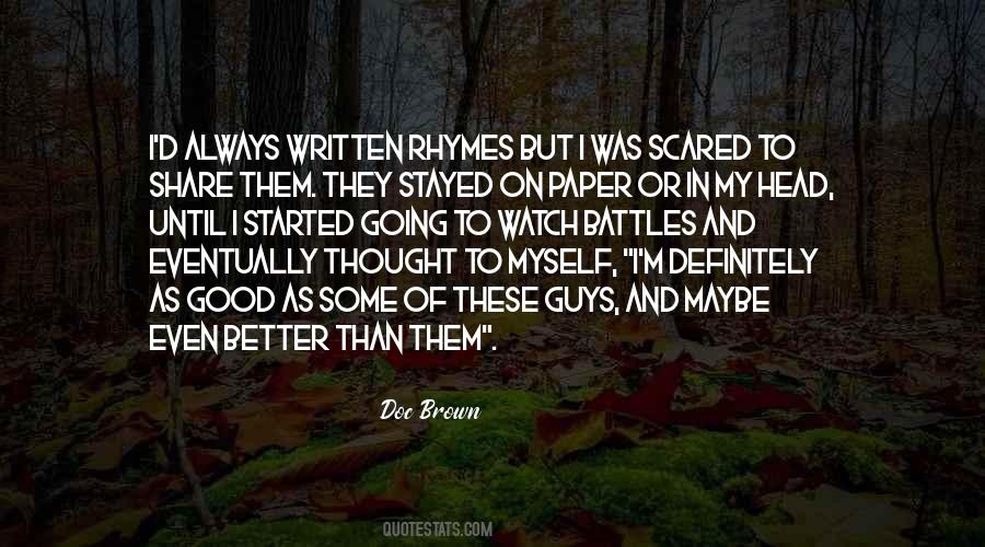 Written On Paper Quotes #1560276