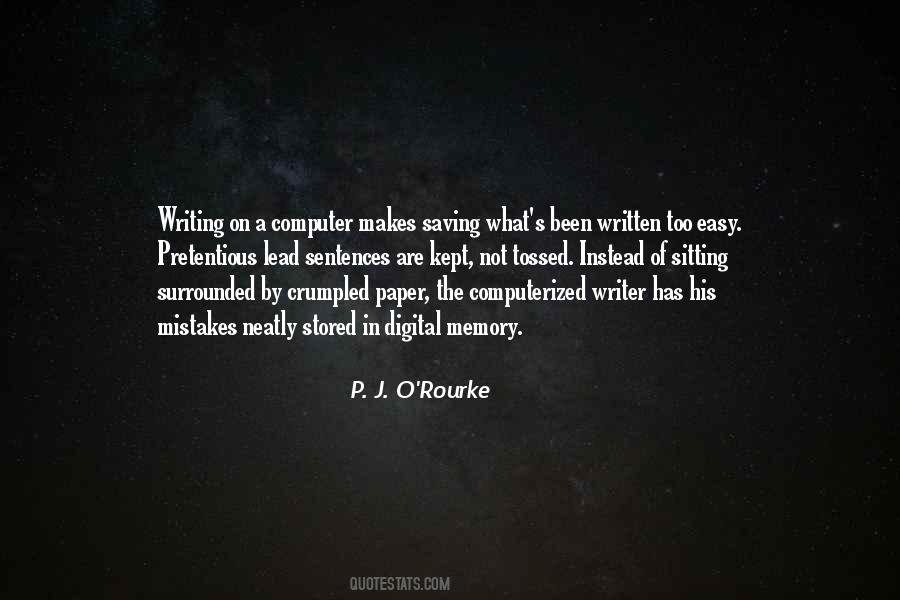 Written On Paper Quotes #1649076