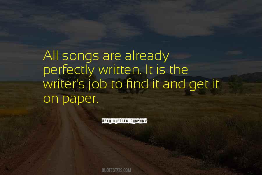 Written On Paper Quotes #170821