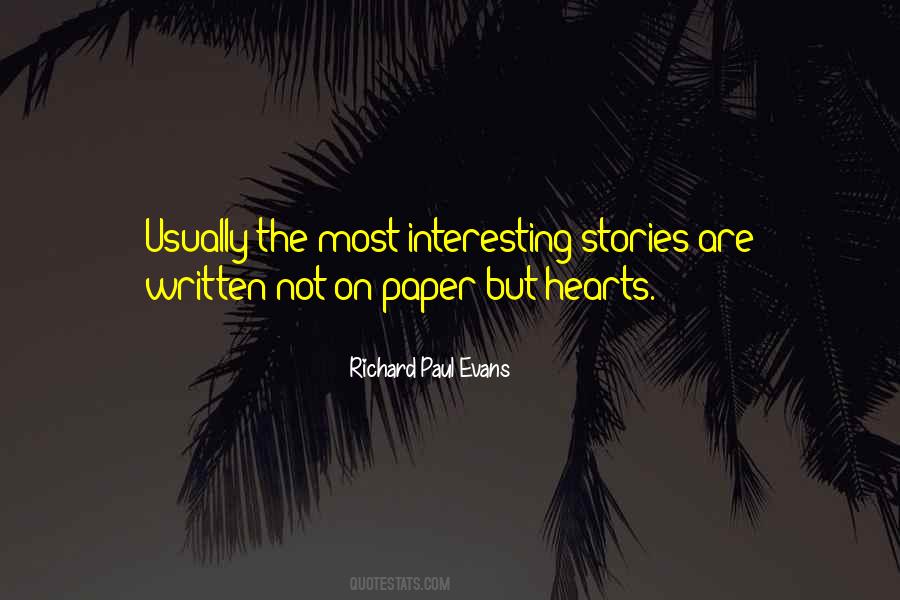 Written On Paper Quotes #1805021