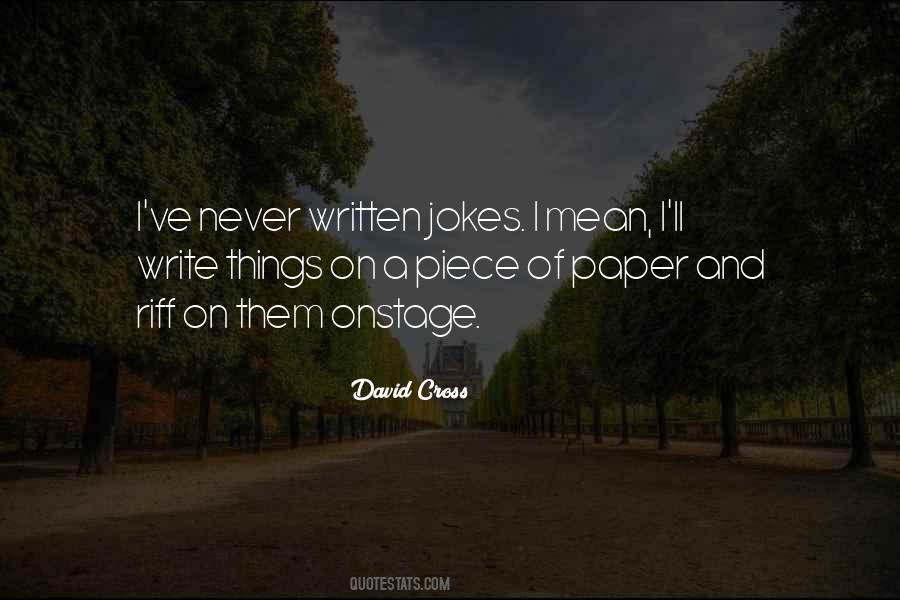 Written On Paper Quotes #1808960