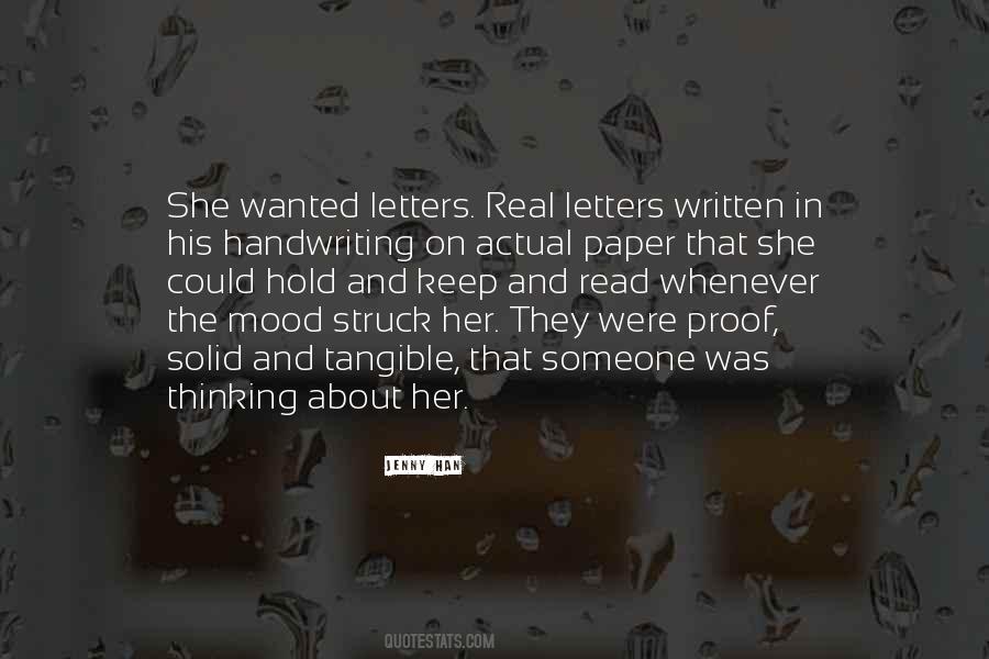 Written On Paper Quotes #406410