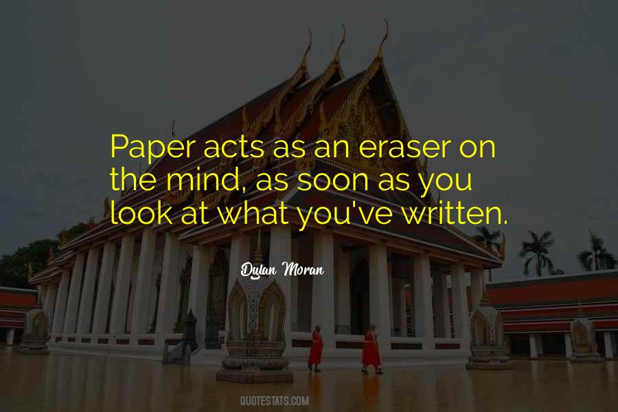 Written On Paper Quotes #500883