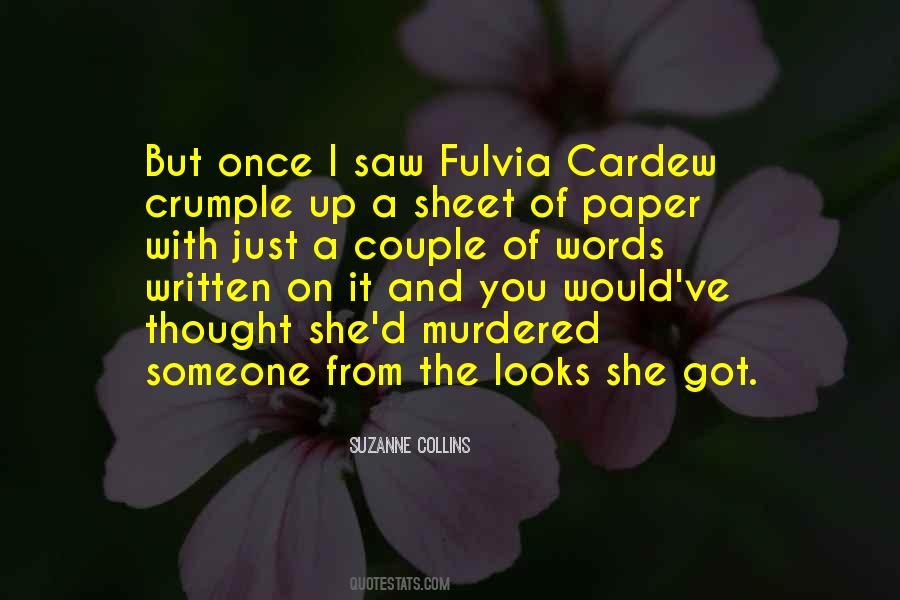Written On Paper Quotes #785277