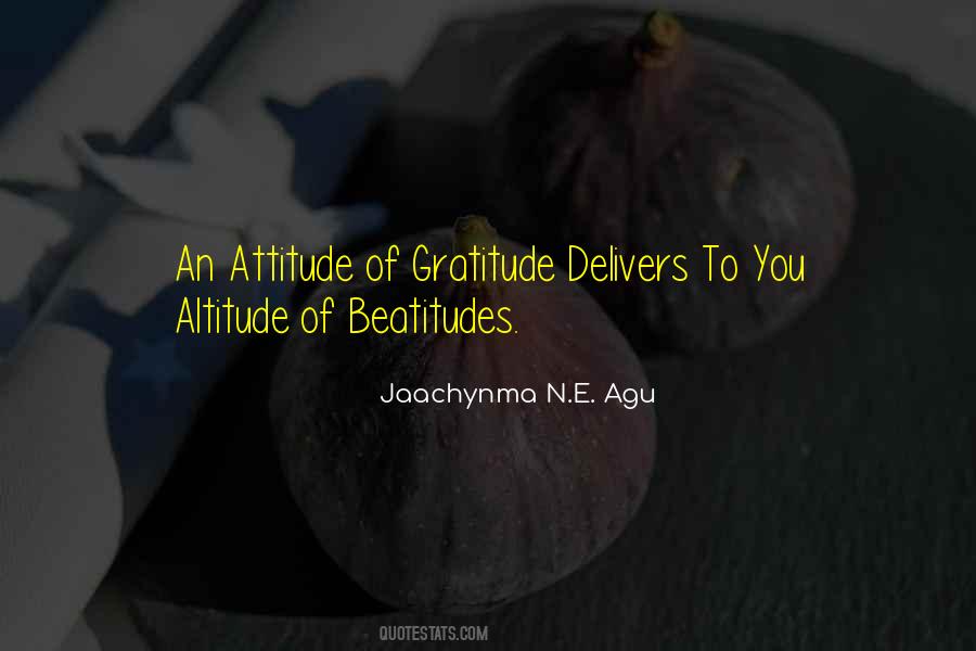 Quotes About Attitude Of Gratitude #1561277