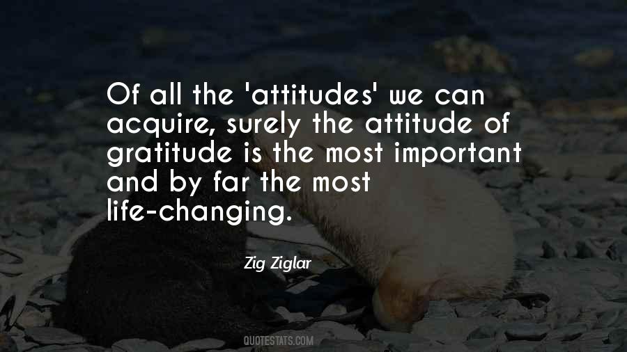 Quotes About Attitude Of Gratitude #163780