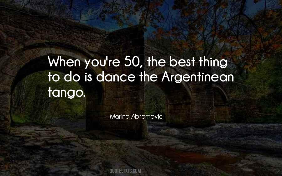 Quotes About Tango #1039592