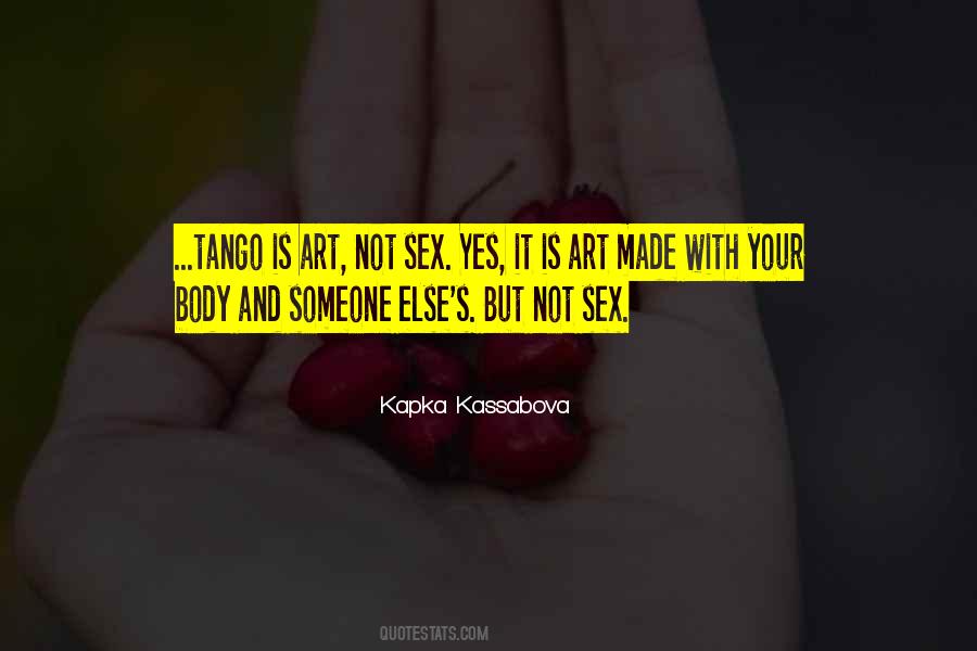 Quotes About Tango #848333