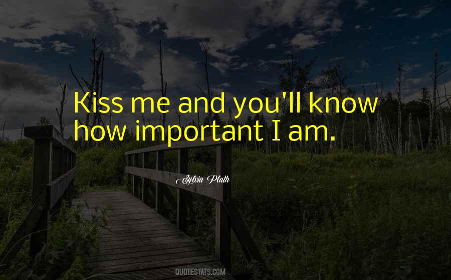 Quotes About How Important I Am #1212909