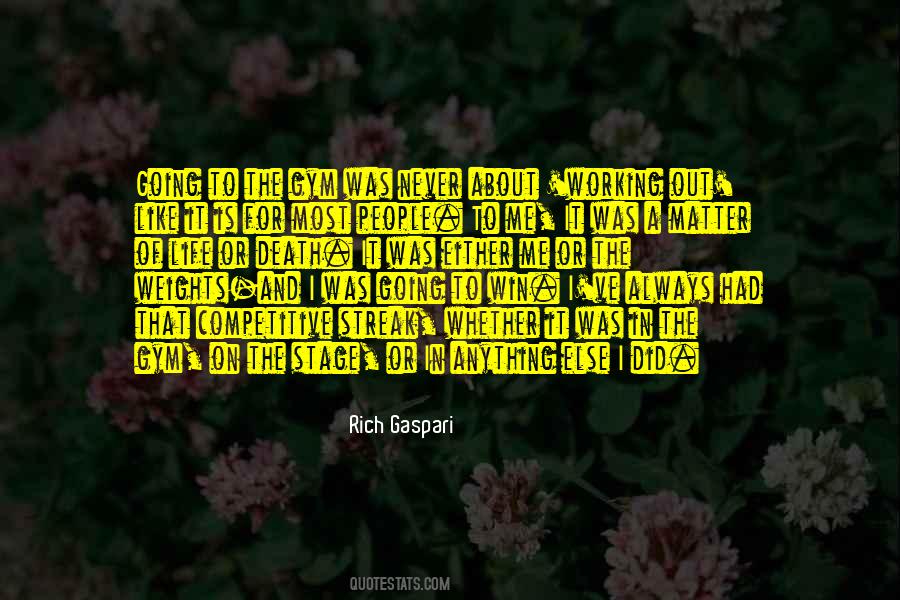 Quotes About Going To The Gym #1632438